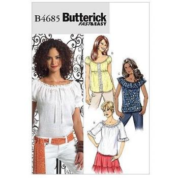 Butterick B4685 Size BB Top Sewing Pattern for Women