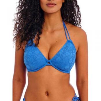 Freya Women's Blue Nomad Nights Underwire Halter Swimmer