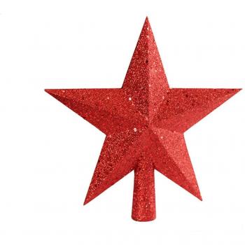 Navidad Brillante Árbol con Estrella 5 Puntadas