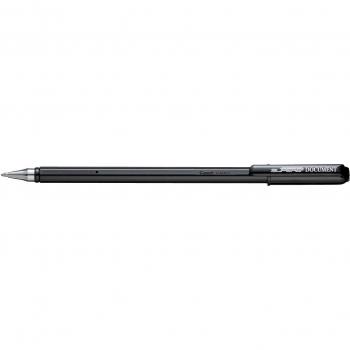 Pentel Superb BK77MDK Penna a Sfera Document, Nero, Set da 12