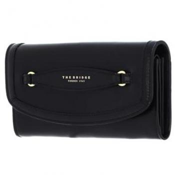 The Bridge Bettina Shoulder Bag Set Black Leather 22 cm