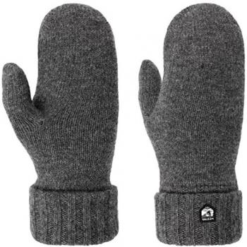 Hestra Bonnie Knit Mitt – 6 – Graue Handgummis – für Männer und Frauen