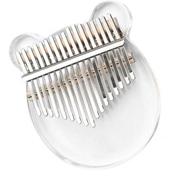 Acrylic Kalimba 17 Keys Portable Thumb Piano with Tuning Hammer