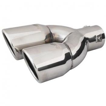 Escape Simoni Racing TRX/18R, doble derecha, redondo, acero inoxidable
