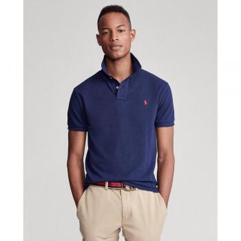 Camisa Polo Ralph Lauren Slim – Manga Corta, Color Marítimo