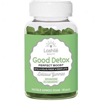Lashilé Good Detox Integratore Depurativo Gusto Mela Verde 60 Gummies