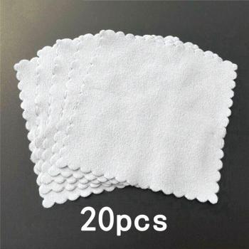20pcs Smooth Soft Microfiber Cleaning Cloths for Car Glass 10x10cm
