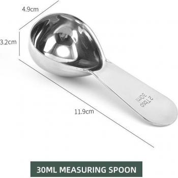 Coffee and Tea Measuring Spoon with Scale