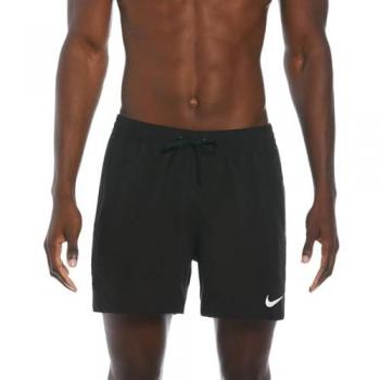 Nike 5 Zoll Schwarz Logo Tape Badeshorts
