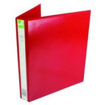 Q-Connect Presentation 25mm 4D-Ring Binder A4 Red KF01326