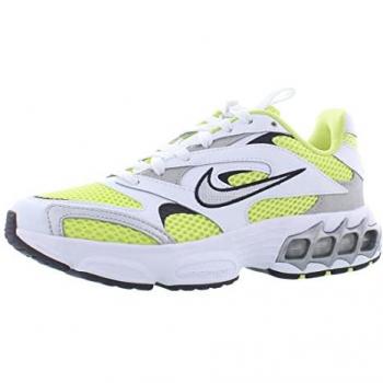Nike Women’s Low-Top Zoom Air Trainers – Fire, White, Metallic Silver & Lemon Twist – UK 2.5