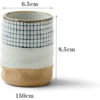 Lattice Pattern Ceramic Wine Cup