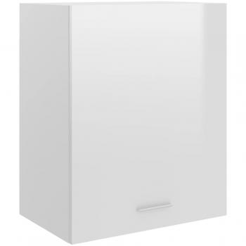 Gabinete colgante blanco pulido 50x31x60 cm