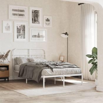 VidaXL 120x190cm Metal Bed Frame without Mattress and Headboard