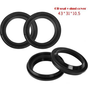 Motorcycle Front Fork Seals 43x31x10.5mm for WuYang Honda WY125A-C-F MCR125