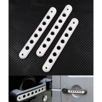 Red Black Front Rear Door Handle Covers for Jeep Wrangler JK JKU Unlimited Rubicon Sahara 2007-2018