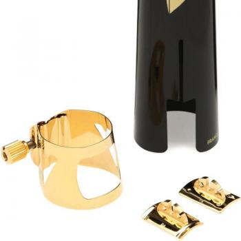 Ligature Baryton Vandoren Optimum avec Couvre-Bec en Plastique