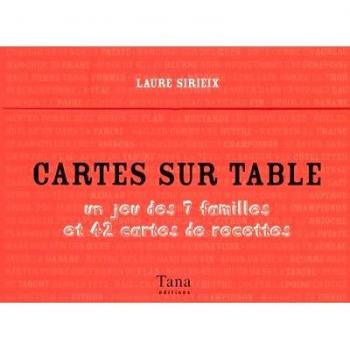 Cartes sur table : Un jeu des 7 familles et 42 cartes de recettes