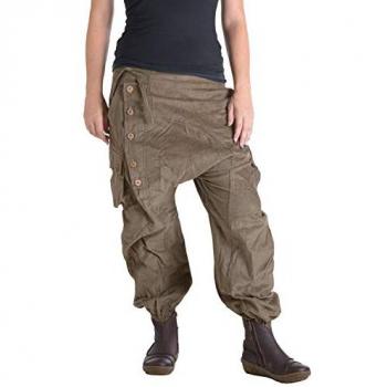 Vishes Ethno-Cordhose für Damen