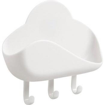 Porte-savon avec crochet de rangement pour salle de bain et cuisine