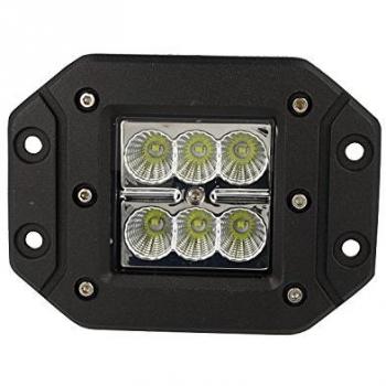 Fanale di Lavoro LED 24W DRL Rettangolare 12V 24V IP67 Bianco