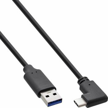 InLine Cavo USB 3.2, 0,5 m, Nero, Tipo C a Tipo A