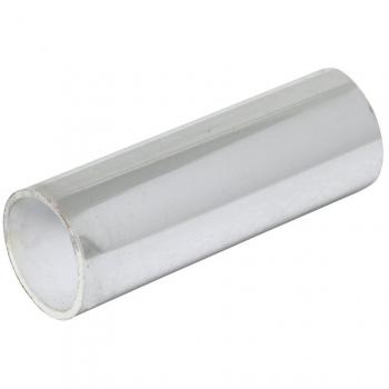 FloPlast CW02 Chrome Style ABS Waste Pipe, Silver Finish, 40mm x 1.1m