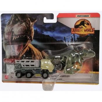 Mattel Matchbox Jurassic World Giganotosaurus Voertuig