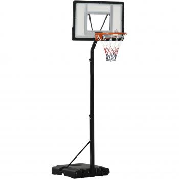 Support de basket HOMCOM, mobilité intérieure/extérieure 210‑260 cm