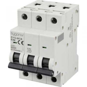 Leitungsschutzschalter Sygonix SY-6441090 3P/C32/6KA