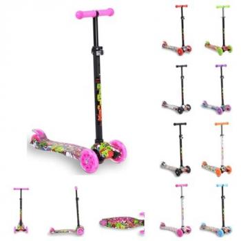 Byox Rosa Kinder-Scooter Rapture aus Aluminium