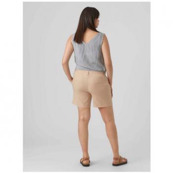 Mamalicious Frühschwangerschafts‑Shorts MLBEACH Warm Taupe
