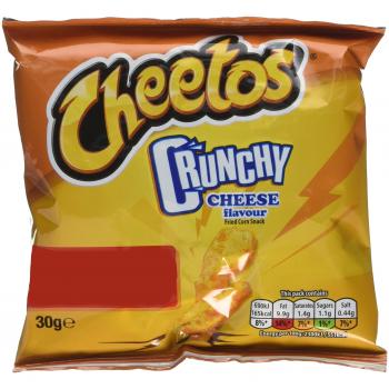 Walkers Cheetos Crunchy Cheese Corn Crisps, 30 g (Pack of 30)