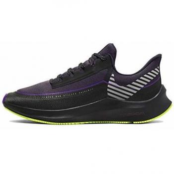 Nike Damen Zoom Winflo 6 Shield Laufkinder – Ölgrau/Reflect Silver/Schwarz, 39 EU