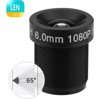 Objectif de caméra IP 720P 6mm M12 F1.8