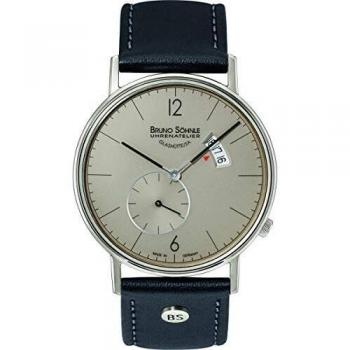 Bruno Söhnle Herren Uhr mit echtem Leder 17-13053-861