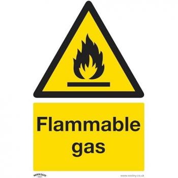 Sealey Flammable Gas Safety Sign