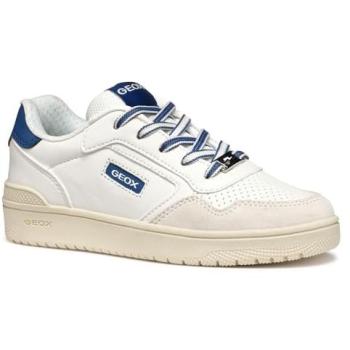 GEOX Schuhe Washiba Junge – Herren-Sneakers in Größe 40, Weiß & Marineblau