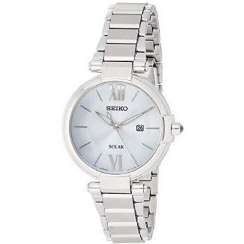 Edelstahl Seiko Damenanaloguhr SUT153P1 – Solar