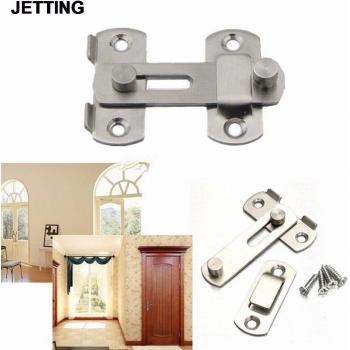 Stainless Steel Door Slide Lock with Screws