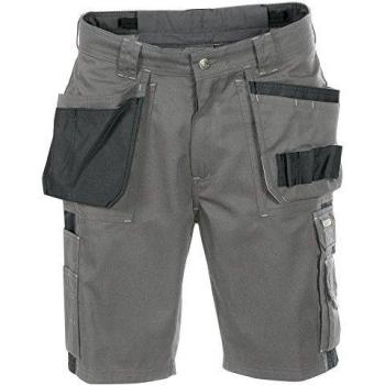 Dassy Arbeitsshorts Zementgrau/schwarz