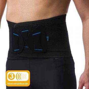 Faja Lumbosacra Semirrígida Primspine Talla M 1ud, color negro, con doble tensor