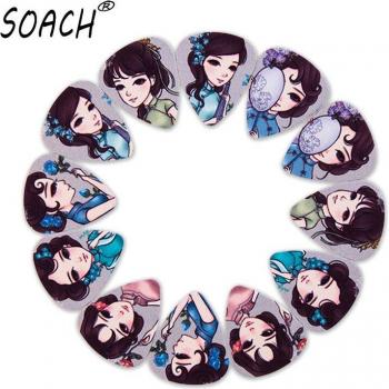 SOACH Bass Guitar Picks 50pcs Variety Pack 0.46/0.71/1.0mm