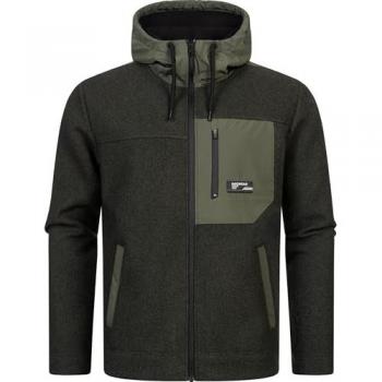 Herren Fleecejacke Brodney von Ragwear, grün
