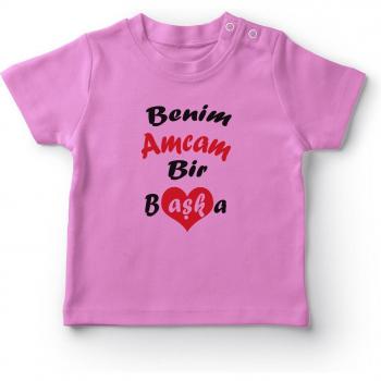 T-shirt rose Mon Oncle pour bébé
