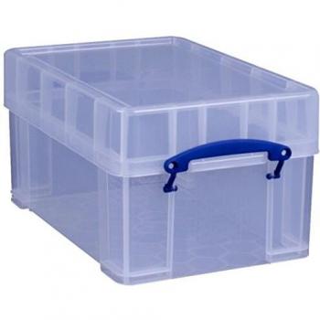 Really Useful Storage Box 9 Litre XL Trans Pink