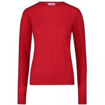 Betty Barclay Kaschmir Rundhals-Pullover Damen rot Gr. 44