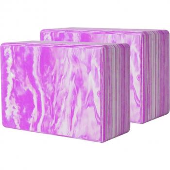 IVIM 2pcs Fitness Yoga Blocks 3x6x9 inch