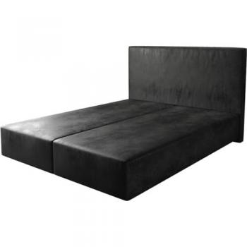 Cadre de sommier Dream-Well 160x200 Microfibre Anthracite Vintage