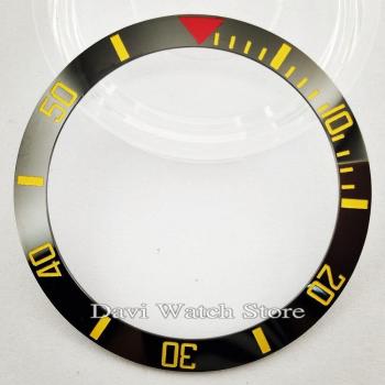 38mm Black/Coffee Ceramic Bezel Insert for Men's Automatic Watch